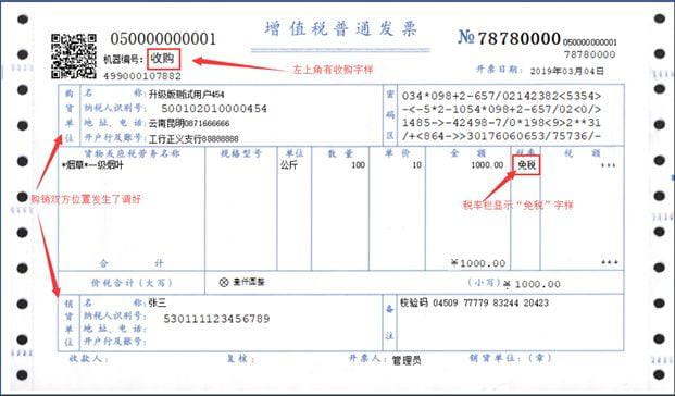 農產品收購發票